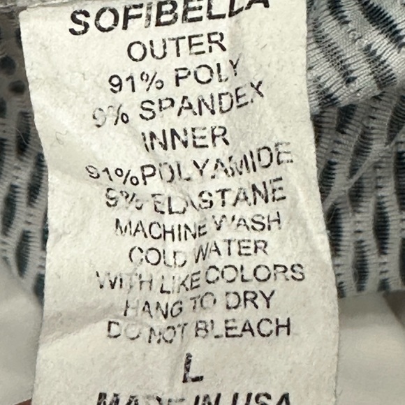 Women’s SofiBella Large 12 - 14 Skort Attached Short Skirt Gray Golf Stretch - Picture 9 of 9